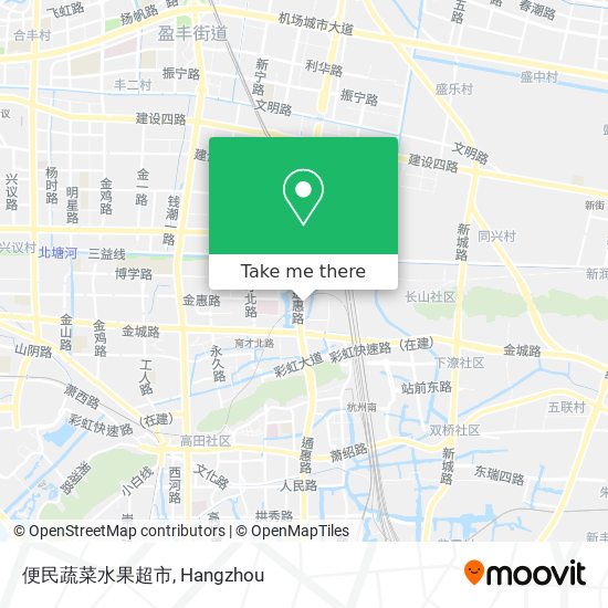 便民蔬菜水果超市 map