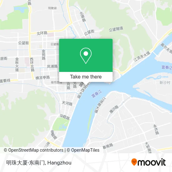 明珠大厦-东南门 map