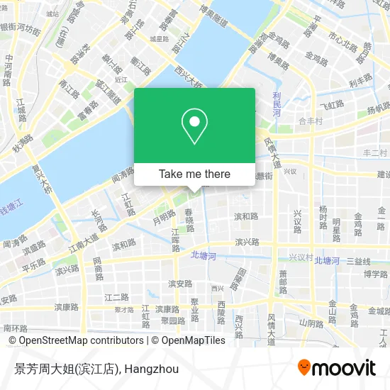 景芳周大姐(滨江店) map