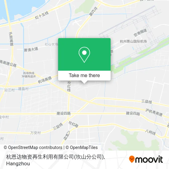 杭恩达物资再生利用有限公司(坎山分公司) map