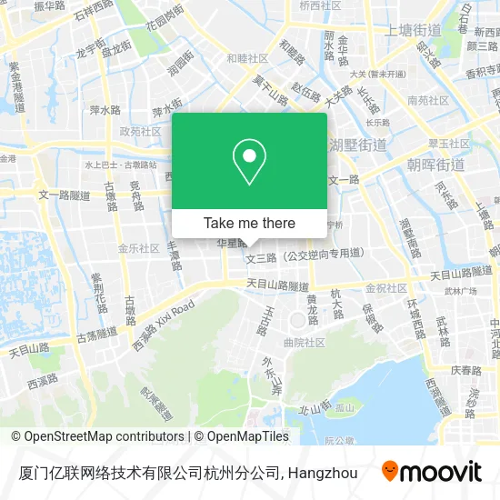 厦门亿联网络技术有限公司杭州分公司 map