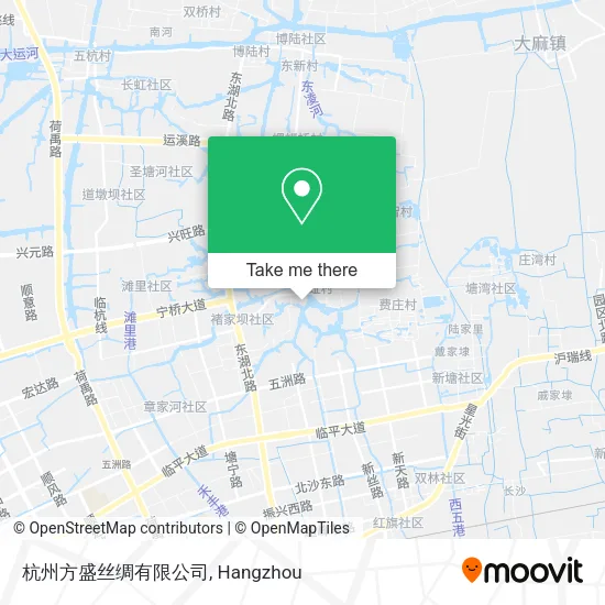 杭州方盛丝绸有限公司 map