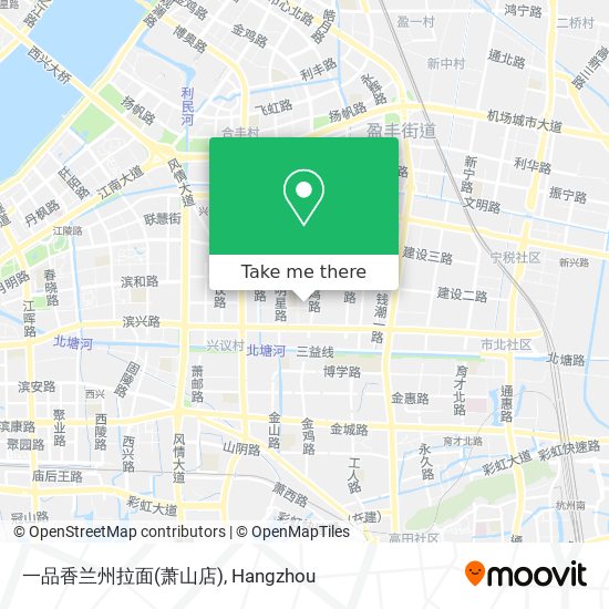 一品香兰州拉面(萧山店) map