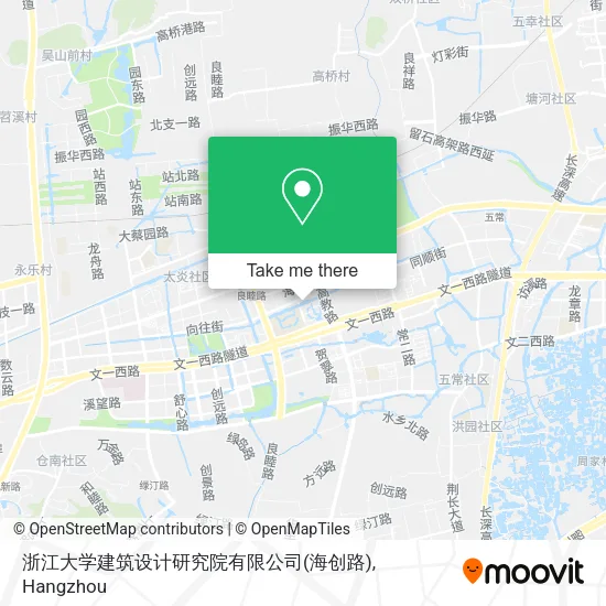 浙江大学建筑设计研究院有限公司(海创路) map