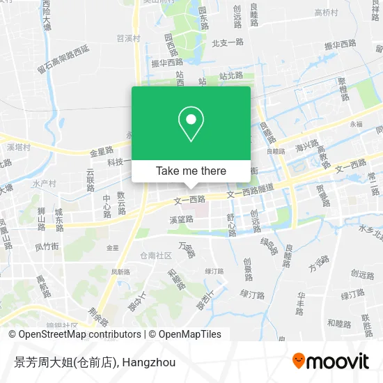 景芳周大姐(仓前店) map