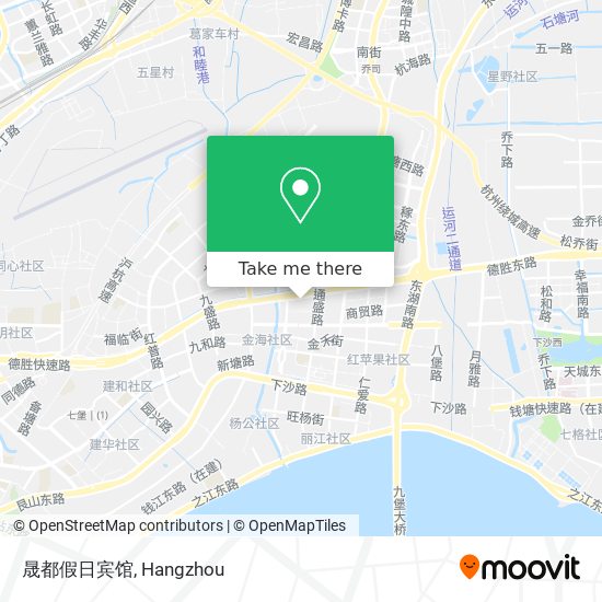 晟都假日宾馆 map