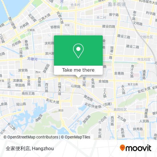 全家便利店 map