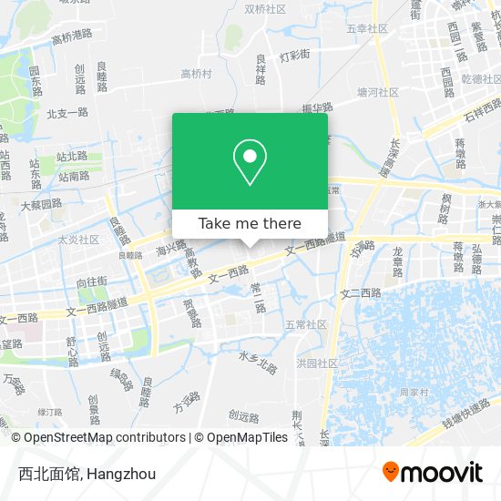 西北面馆 map