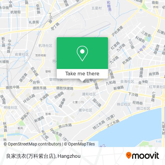 良家洗衣(万科紫台店) map