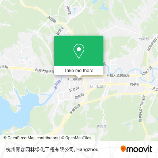 杭州青森园林绿化工程有限公司 map