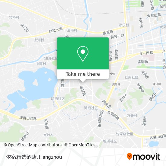 依宿精选酒店 map