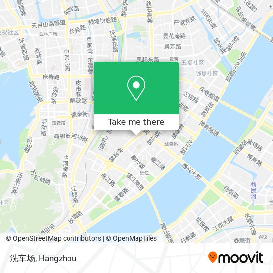 洗车场 map