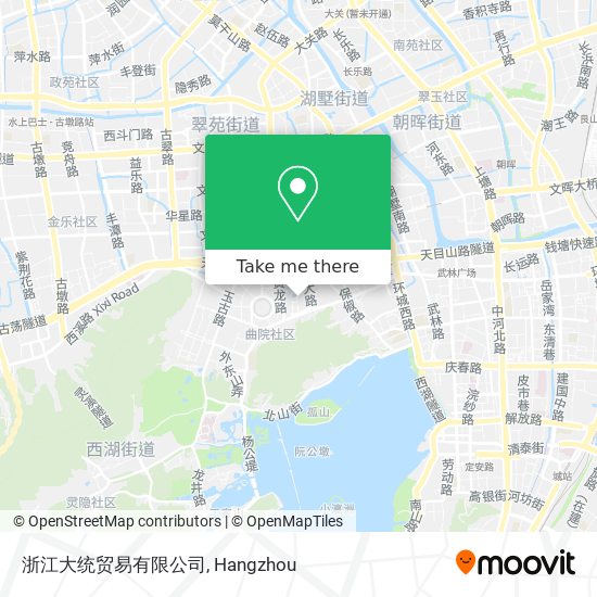 浙江大统贸易有限公司 map