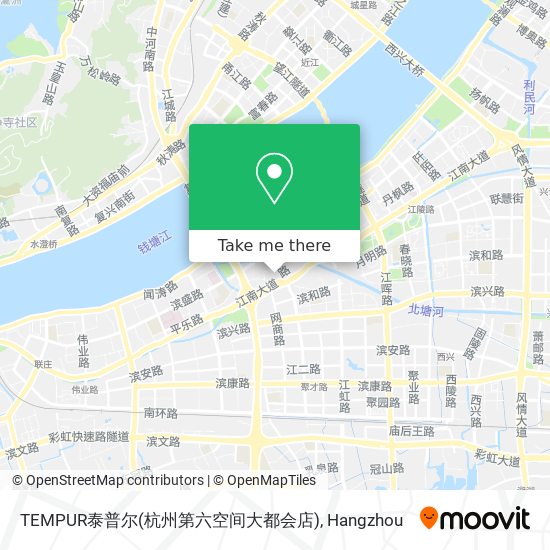 TEMPUR泰普尔(杭州第六空间大都会店) map