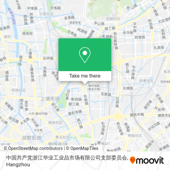 中国共产党浙江华业工业品市场有限公司支部委员会 map