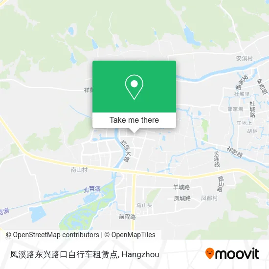 凤溪路东兴路口自行车租赁点 map