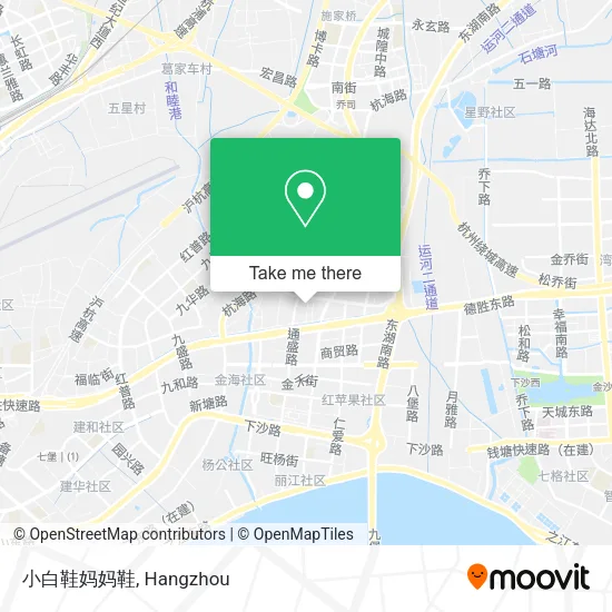 小白鞋妈妈鞋 map