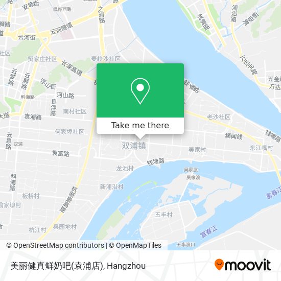 美丽健真鲜奶吧(袁浦店) map