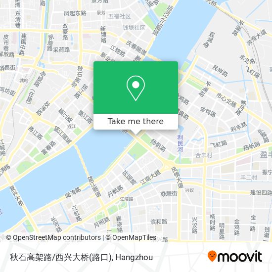 秋石高架路/西兴大桥(路口) map