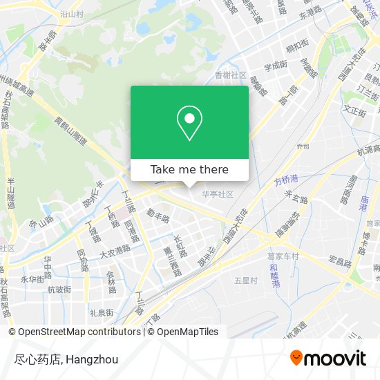 尽心药店 map