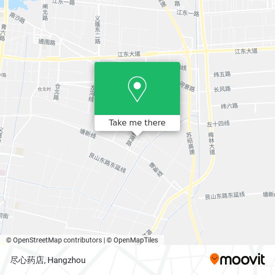 尽心药店 map