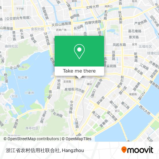 浙江省农村信用社联合社 map