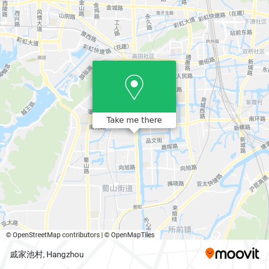 戚家池村 map