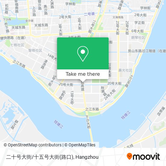 二十号大街/十五号大街(路口) map
