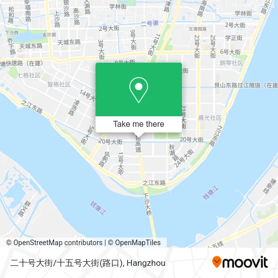 二十号大街/十五号大街(路口) map