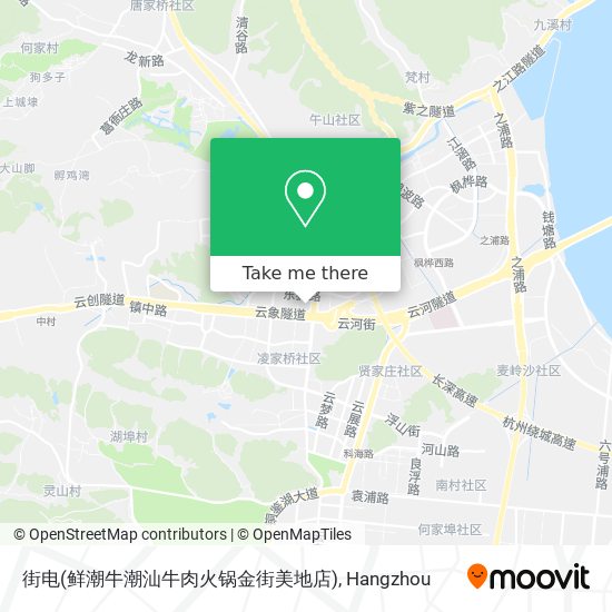 街电(鲜潮牛潮汕牛肉火锅金街美地店) map