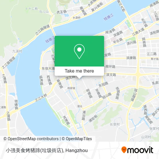 小强美食烤猪蹄(垃圾街店) map
