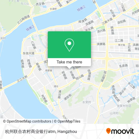 杭州联合农村商业银行atm map