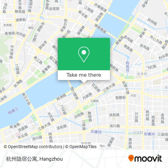 杭州隐宿公寓 map