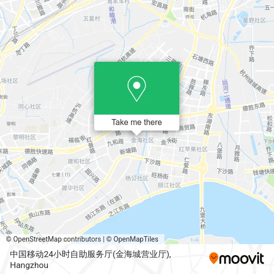 中国移动24小时自助服务厅(金海城营业厅) map