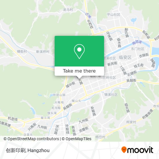 创新印刷 map