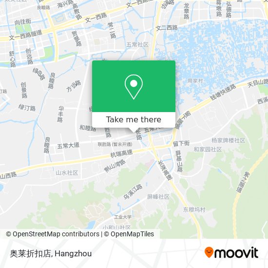 奥莱折扣店 map