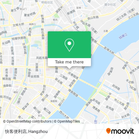 快客便利店 map