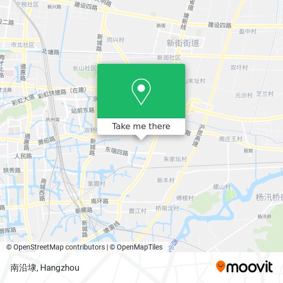 南沿埭 map