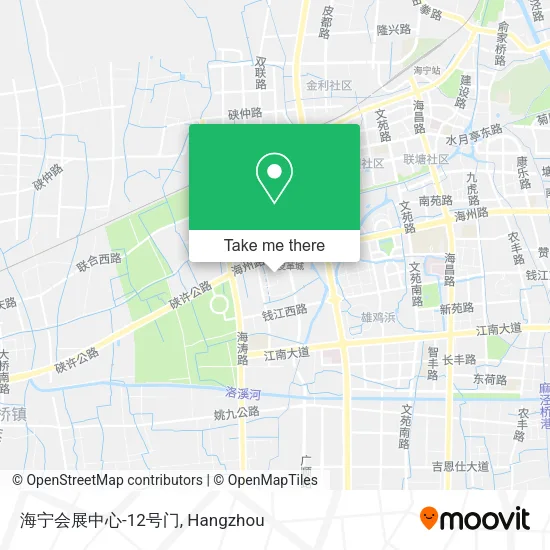 海宁会展中心-12号门 map