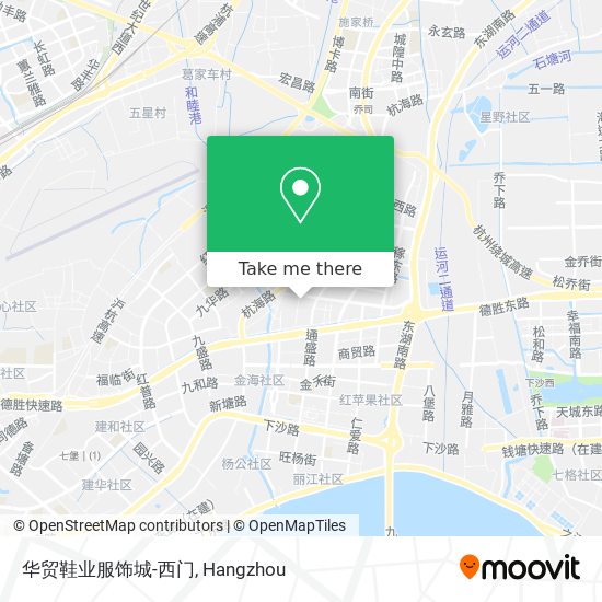 华贸鞋业服饰城-西门 map