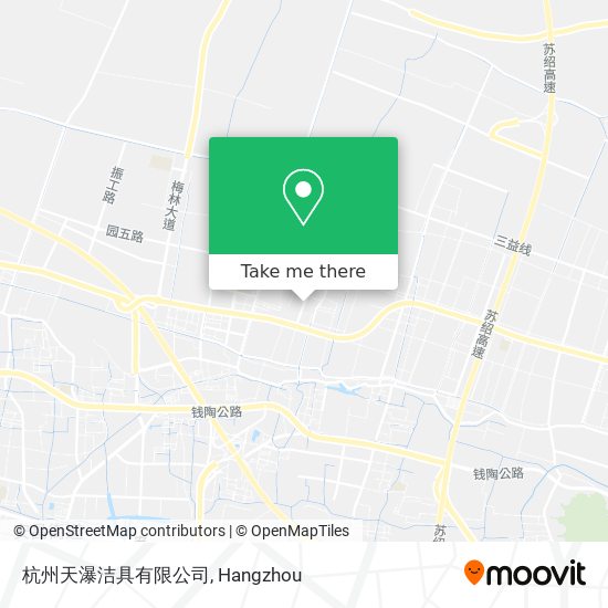 杭州天瀑洁具有限公司 map