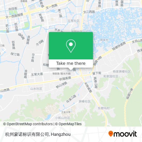 杭州蒙诺标识有限公司 map