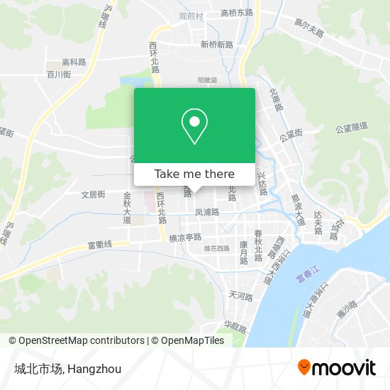 城北市场 map
