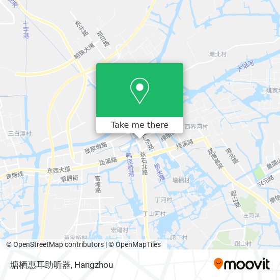 塘栖惠耳助听器 map