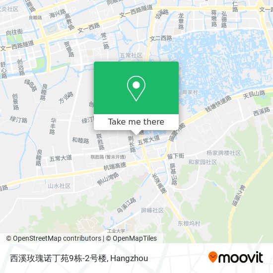 西溪玫瑰诺丁苑9栋-2号楼 map