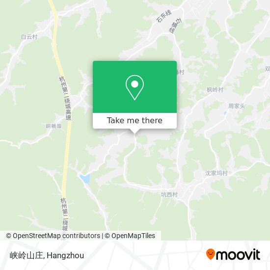 峡岭山庄 map