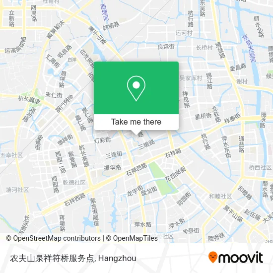 农夫山泉祥符桥服务点 map