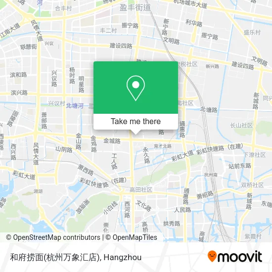 和府捞面(杭州万象汇店) map