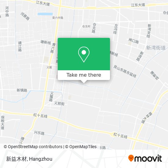 新益木材 map