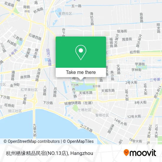 杭州栖缘精品民宿(NO.13店) map